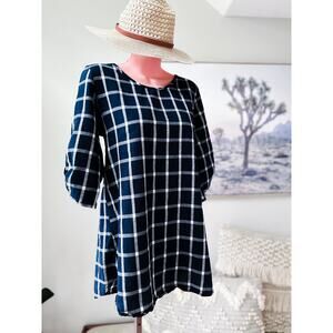 From Café Corners to Countryside Strolls windowpane plaid sheath dress